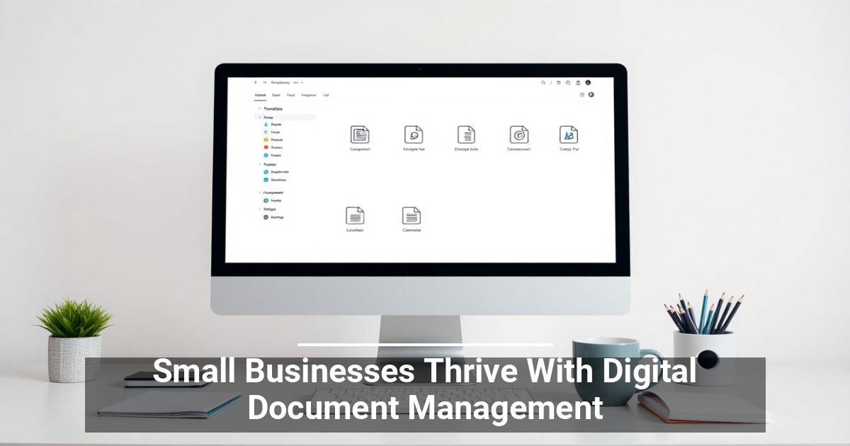 Small Businesses Thrive With Digital Document Management